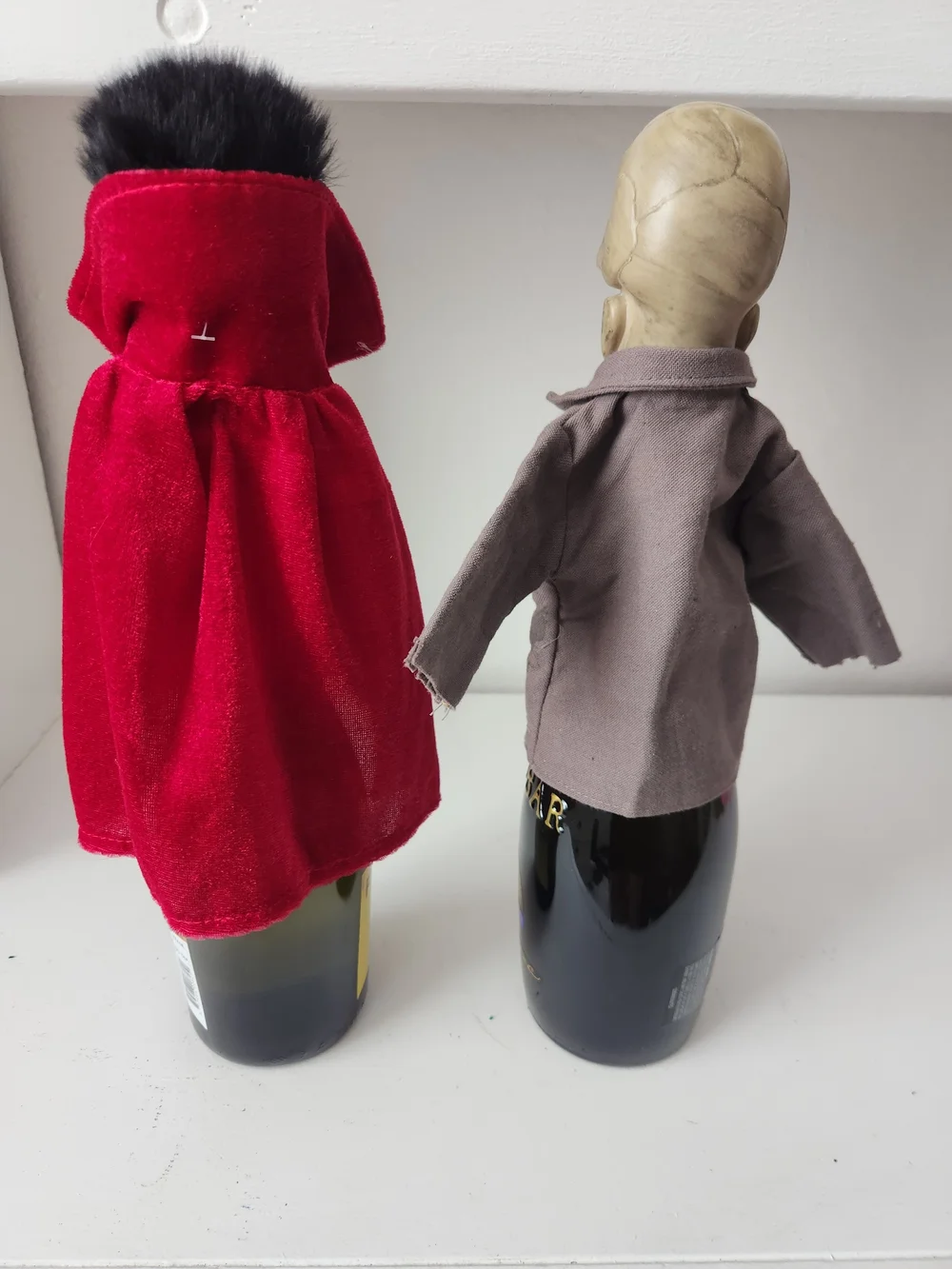 Pier One Halloween Skeleton Vampire Mummy Wine Covers